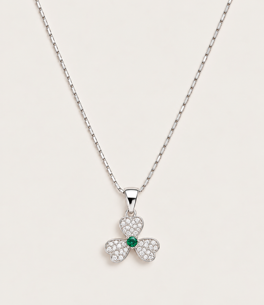 Cadena Trébol Floral